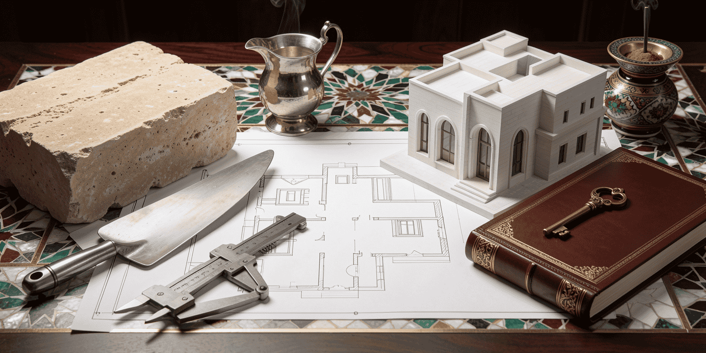 دليلك المتكامل لبناء فيلا العمر في سلطنة عمان: خطوات البناء السليم من التأسيس إلى التسليم